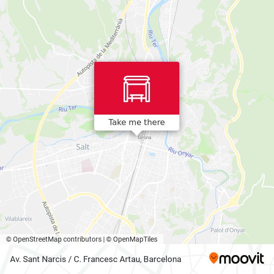 Av. Sant Narcis / C. Francesc Artau map