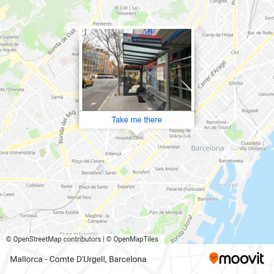 Mallorca - Comte D'Urgell map