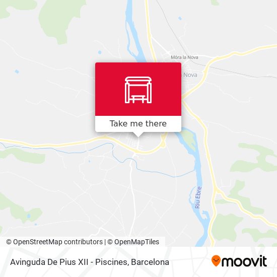 Avinguda De Pius XII - Piscines map