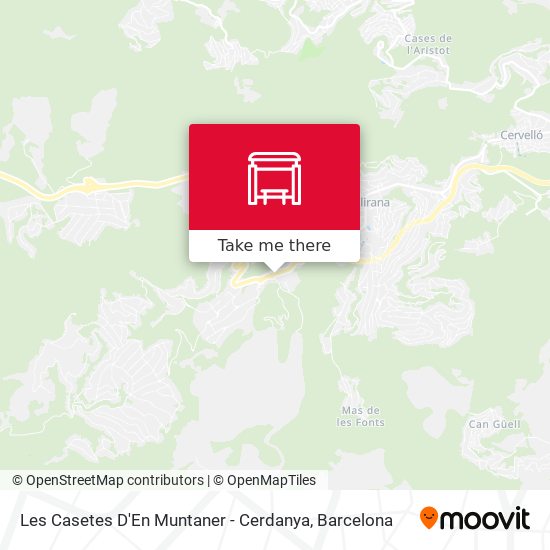Les Casetes D'En Muntaner - Cerdanya map