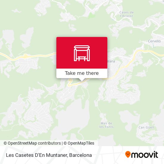 Les Casetes D'En Muntaner map