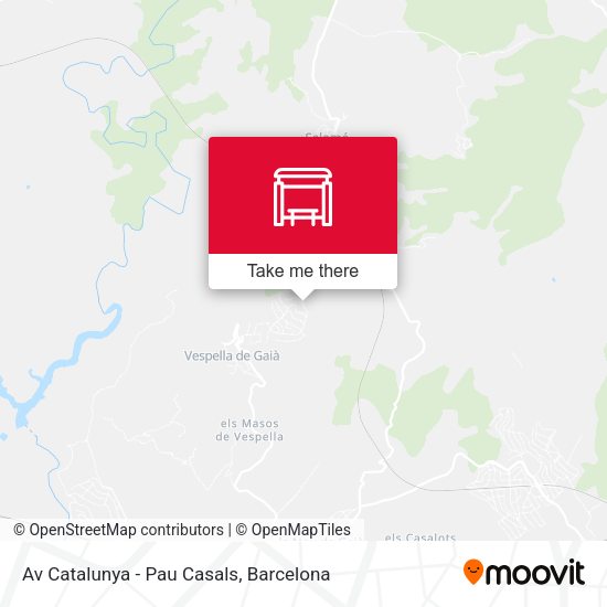 Av Catalunya - Pau Casals map