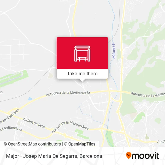 Major - Josep Maria De Segarra map