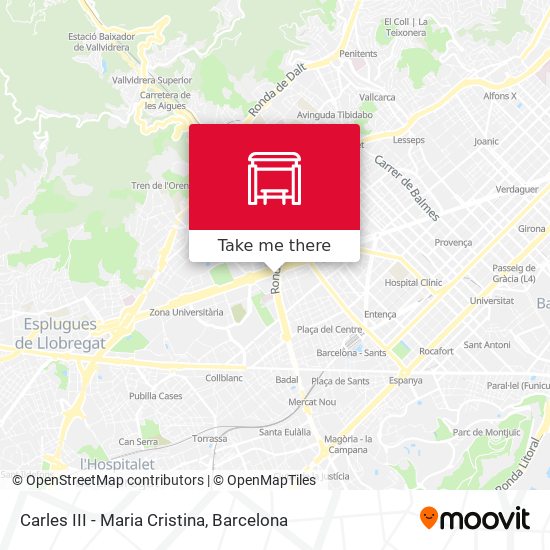Carles III - Maria Cristina map