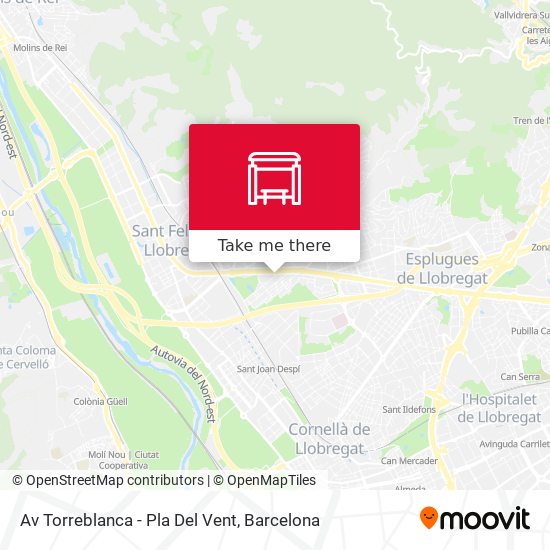 Av Torreblanca - Pla Del Vent map