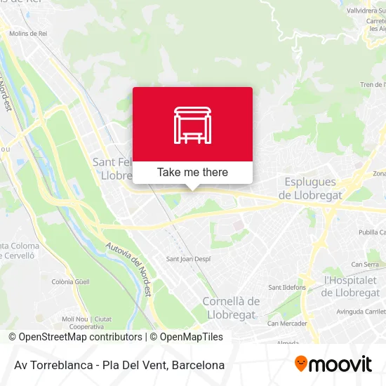 mapa Av Torreblanca - Pla Del Vent