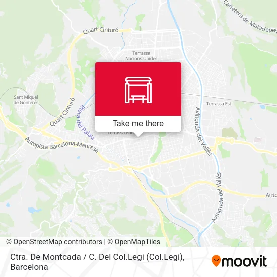 Ctra. De Montcada / C. Del Col.Legi map