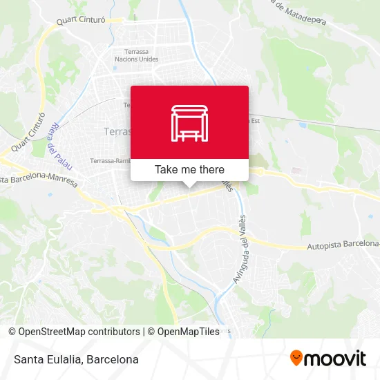 Santa Eulalia map