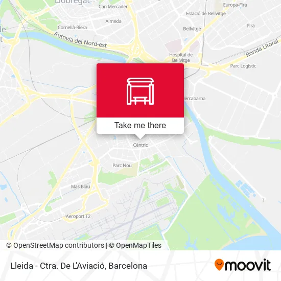 Lleida - Ctra. De L'Aviació map