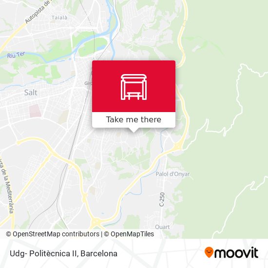 Udg- Politècnica II map