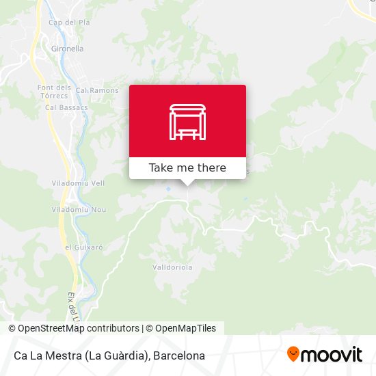 Ca La Mestra (La Guàrdia) map