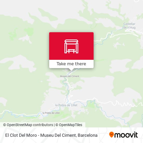 El Clot Del Moro - Museu Del Ciment map