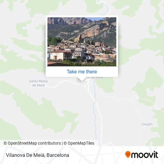 Vilanova De Meià map