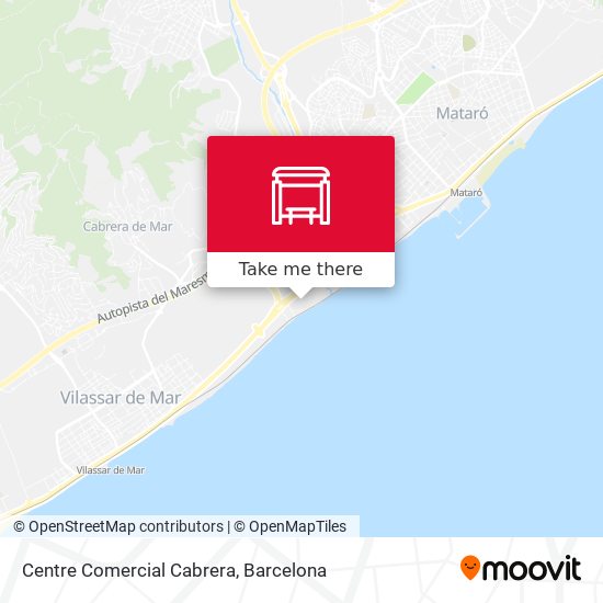 mapa Centre Comercial Cabrera