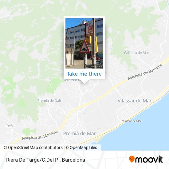 Riera De Targa/C.Del Pi map