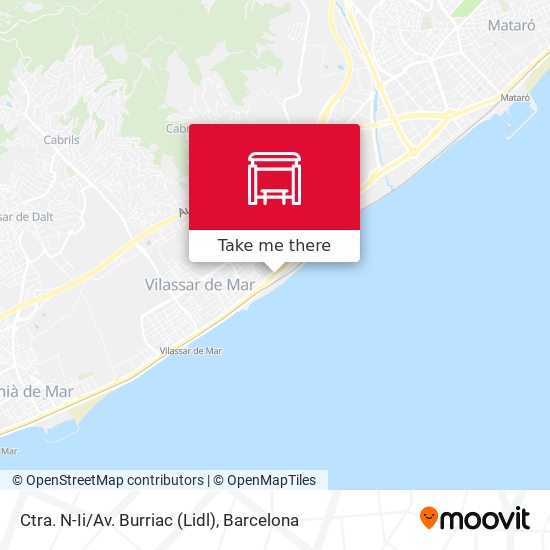 Ctra. N-Ii/Av. Burriac (Lidl) map