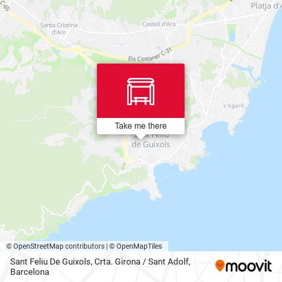 Sant Feliu De Guixols, Crta. Girona / Sant Adolf map
