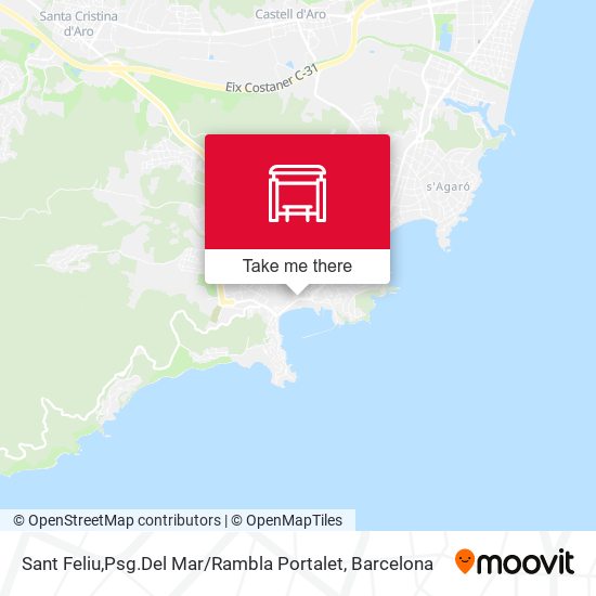Sant Feliu,Psg.Del Mar / Rambla Portalet map