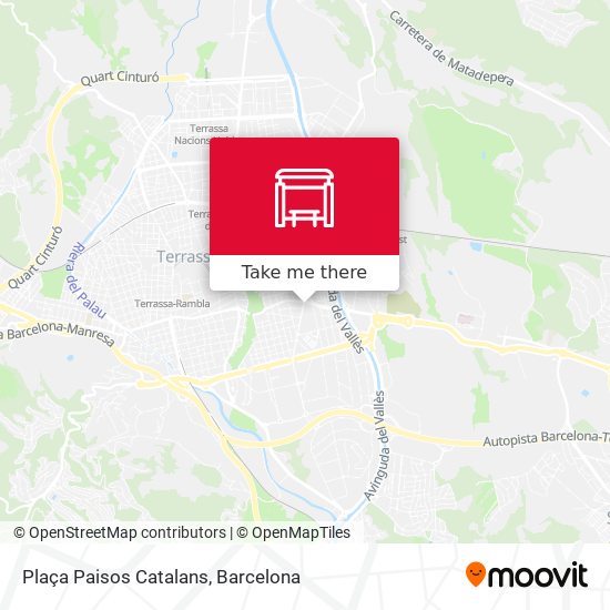 Plaça Paisos Catalans map