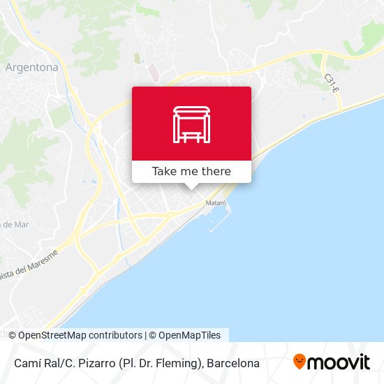 Camí Ral / C. Pizarro (Pl. Dr. Fleming) map