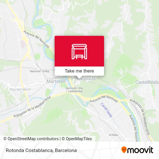 Rotonda Costablanca map