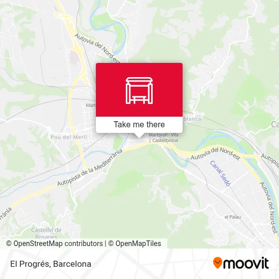 El Progrés map