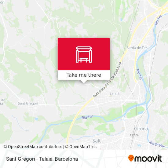 Sant Gregori - Talaià map