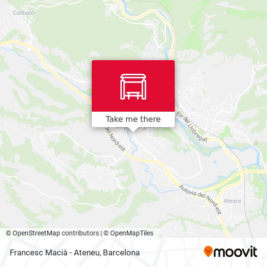 Francesc Macià - Ateneu map