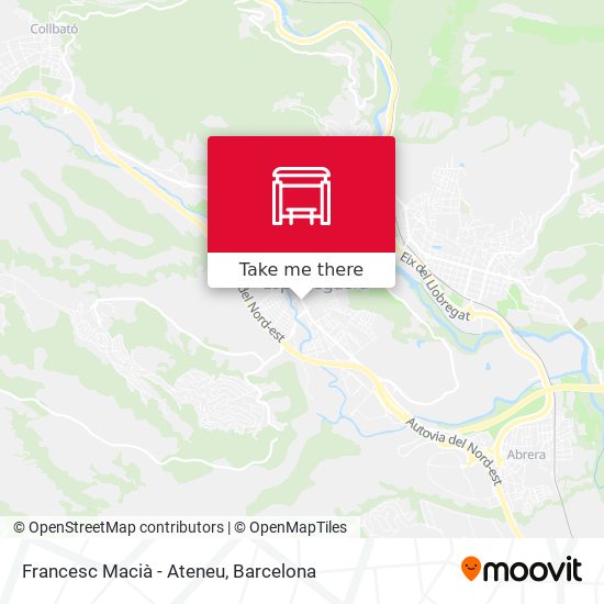 Francesc Macià - Ateneu map