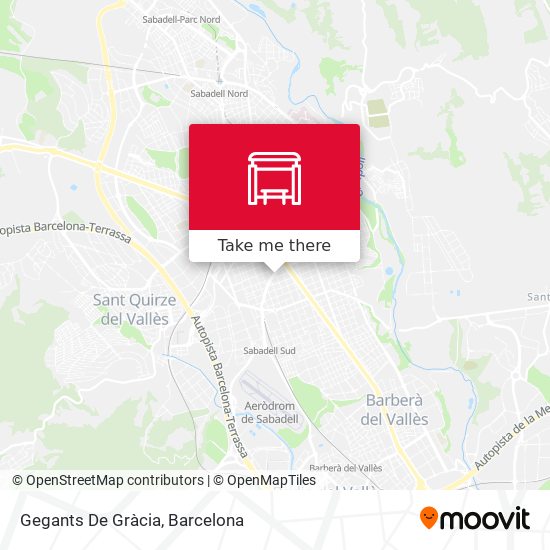 Gegants De Gràcia map