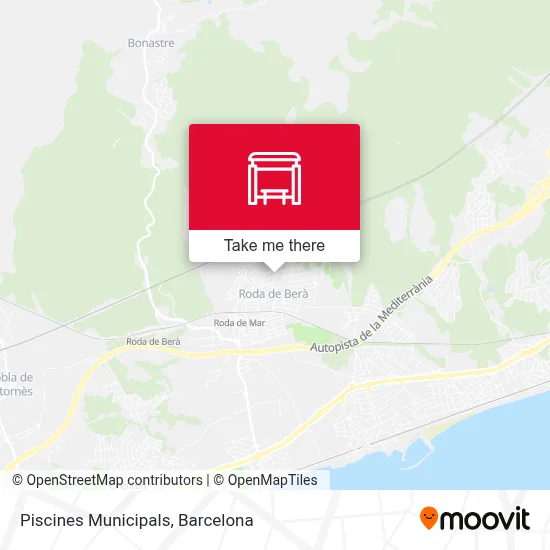 Piscines Municipals map