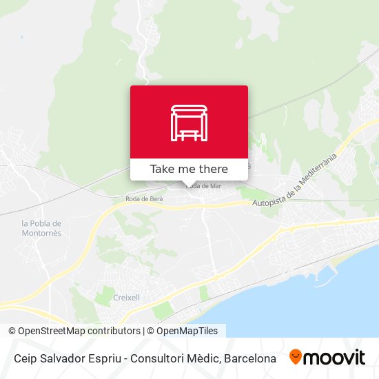 mapa Ceip Salvador Espriu - Consultori Mèdic