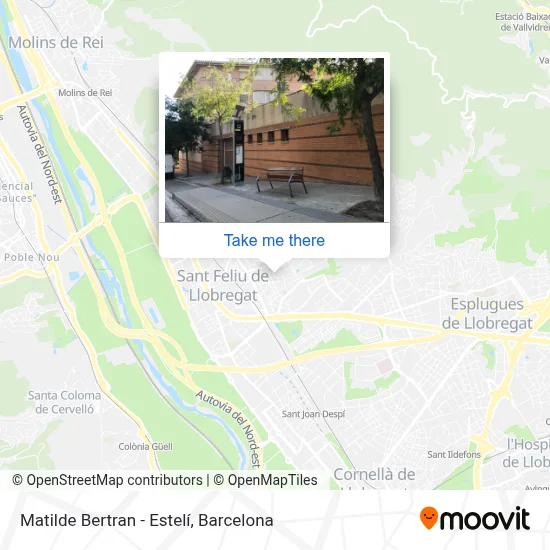 Matilde Bertran - Estelí map