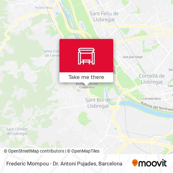 Frederic Mompou - Dr. Antoni Pujades map