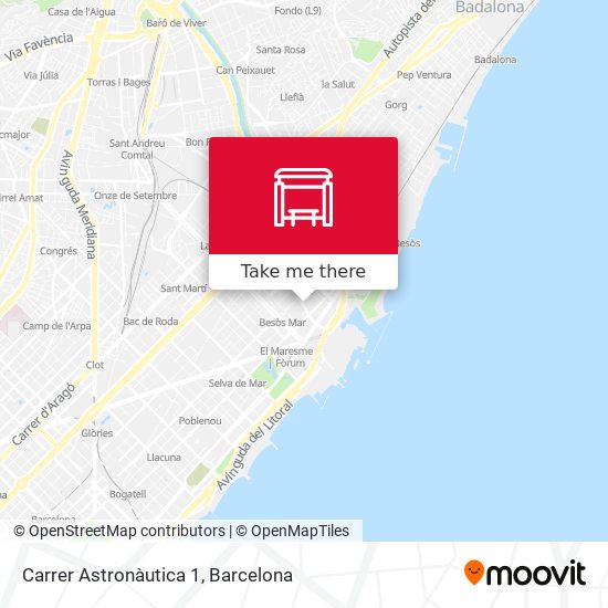 Carrer Astronàutica 1 map