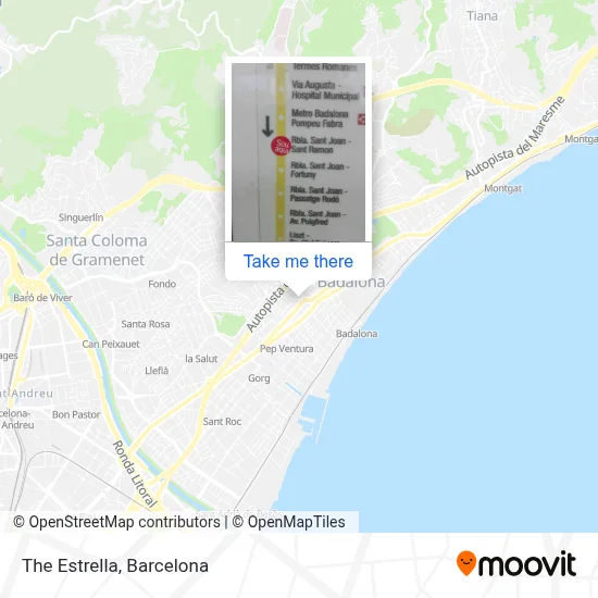 L'Estrella map