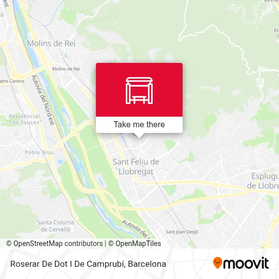 Roserar De Dot I De Camprubí map