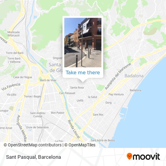 Sant Pasqual map