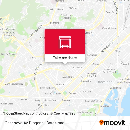 Casanova-Av Diagonal map