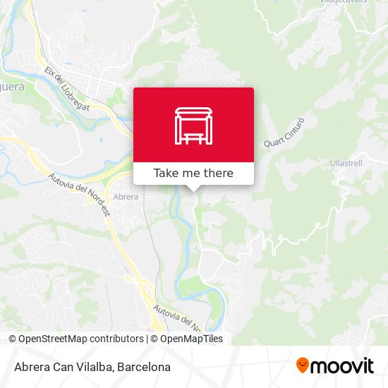 Abrera Can Vilalba map