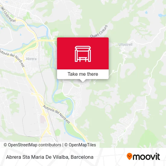Abrera Sta Maria De Vilalba map