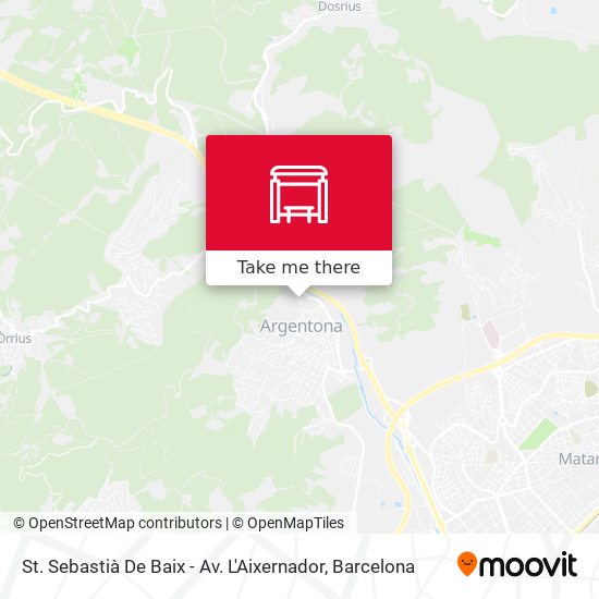 St. Sebastià De Baix - Av. L'Aixernador map