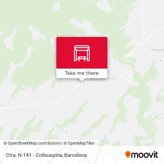 Ctra. N-141 - Collsuspina map