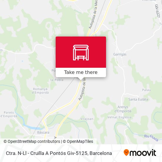 Ctra. N-Ll - Cruïlla A Pontós Giv-5125 map