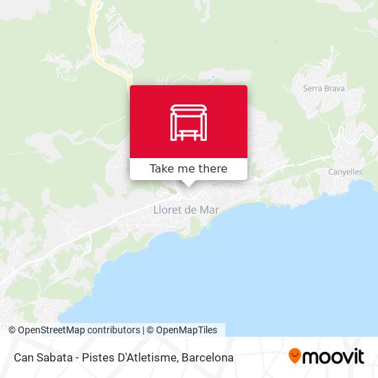 Can Sabata - Pistes D'Atletisme map
