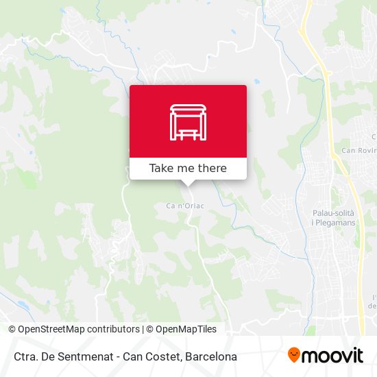 Ctra. De Sentmenat - Can Costet map