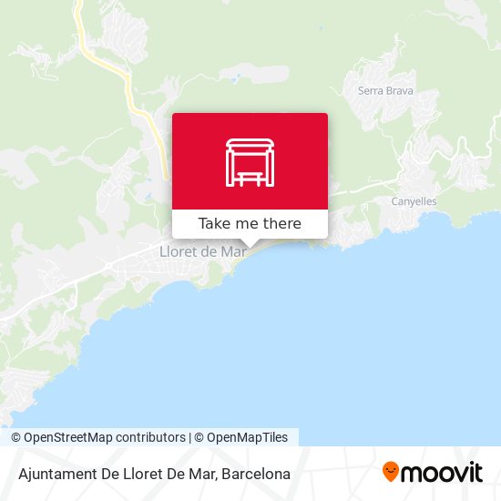 Ajuntament De Lloret De Mar map