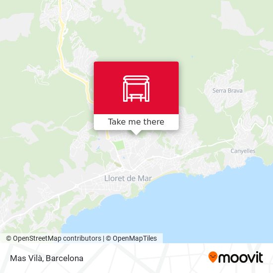 Mas Vilà map