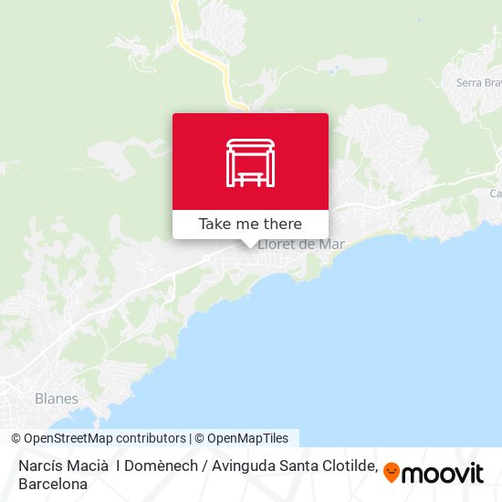 Narcís Macià  I Domènech / Avinguda Santa Clotilde map