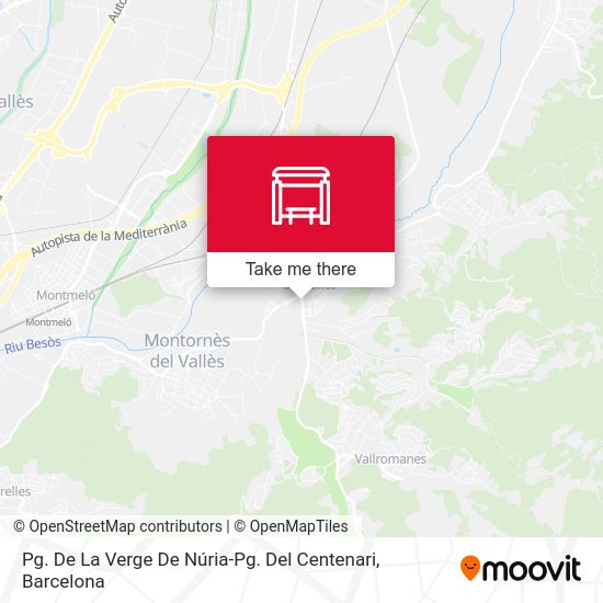 Pg. De La Verge De Núria-Pg. Del Centenari map